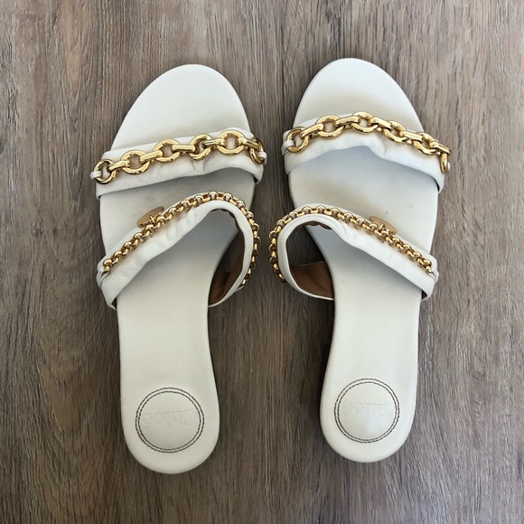 Chloe Victoria Leather Sandals - size 37 - Picture 2 of 6